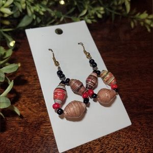 Handmade African Earrings! 100% of profits made are donated.